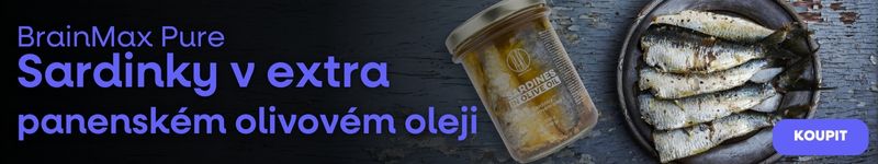 BrainMax Pure Sardinky v extra panenske╠üm olivove╠üm oleji